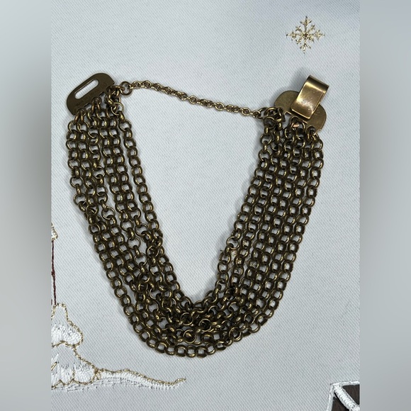 Kalevala Bracelet Birds of Paradise Multi-Strand Golden Bronze Vintage - Picture 7 of 14